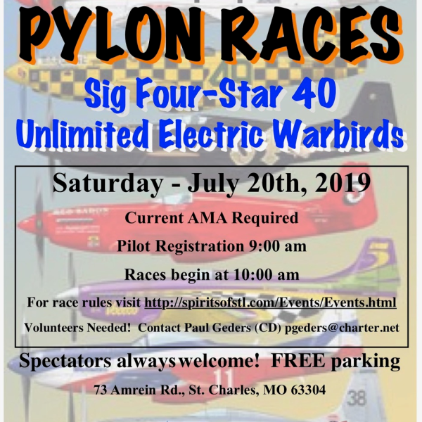 July 20th Pylon Racing